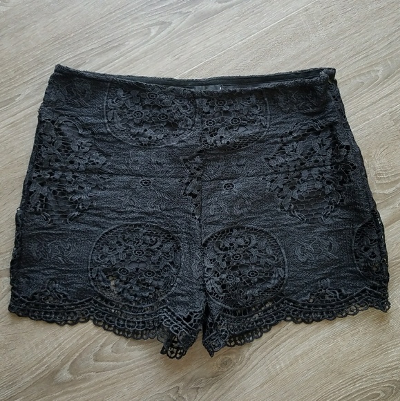 Wet Seal Pants - Wet Seal Crochet Lace Shorts